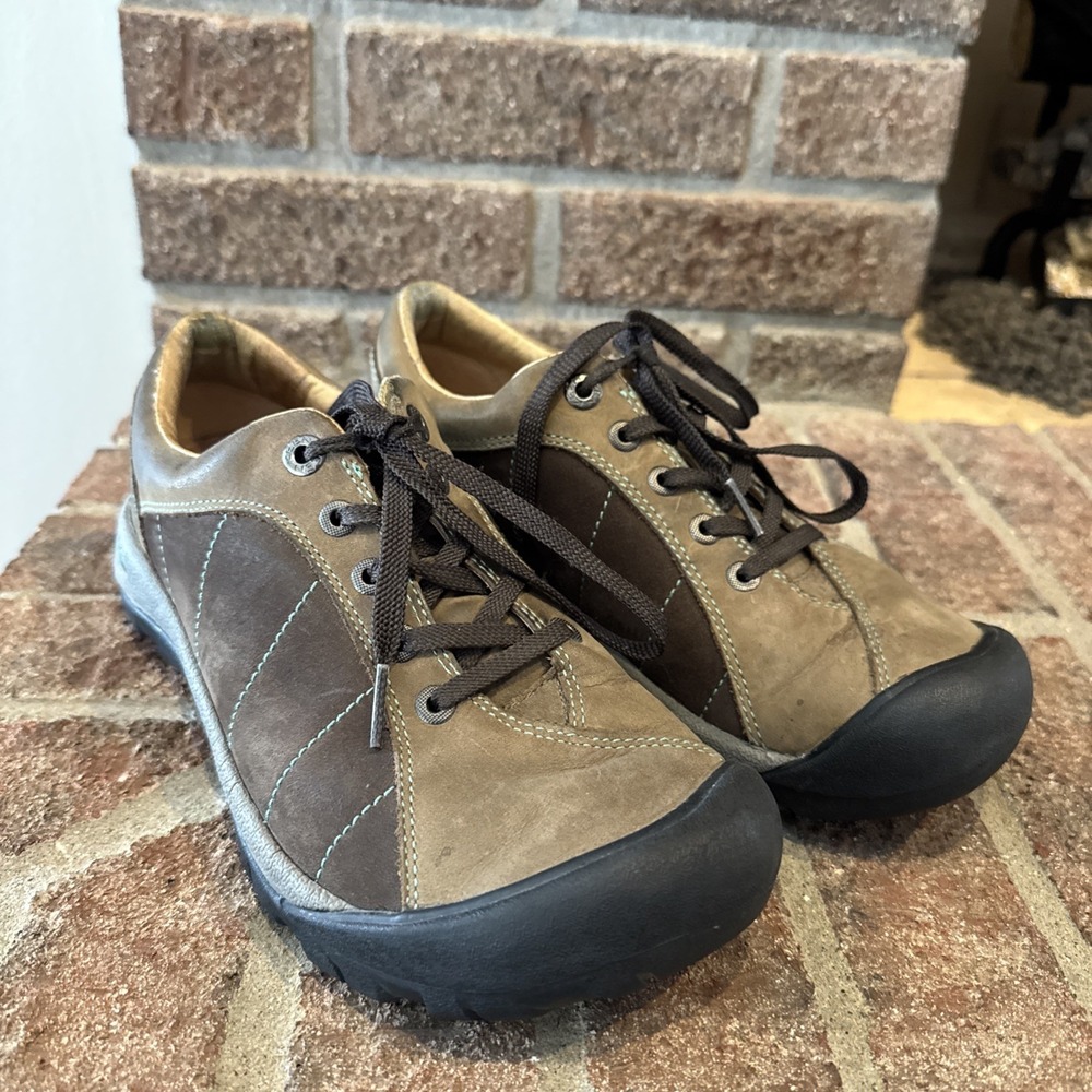 Keen Womens Presidio Sneakers Black Olive/Canton Size 8 #515